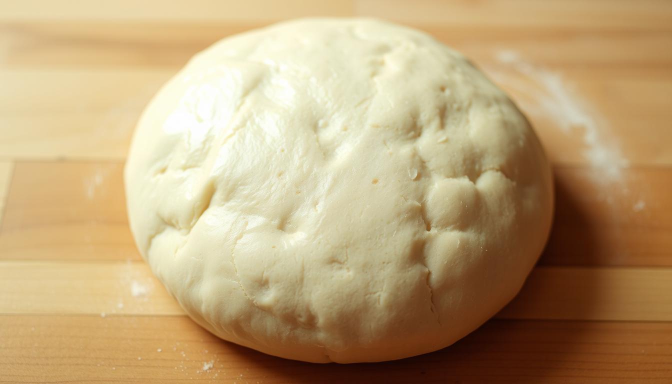 Pizza dough rising